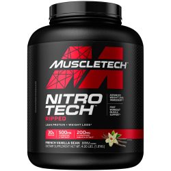 MuscleTech NitroTech Ripped, French Vanilla Bean - 4lb (42 Servings)